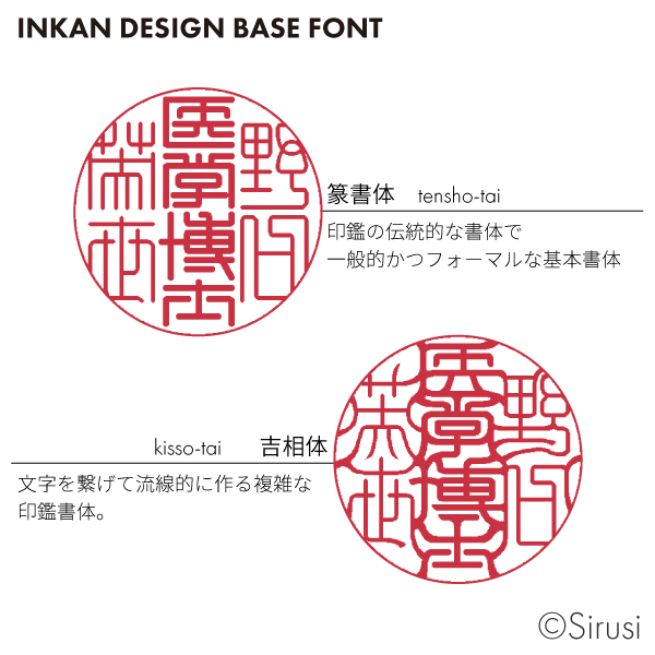 肩書印丸形 プライムチタン 印鑑をデザインするsirusi