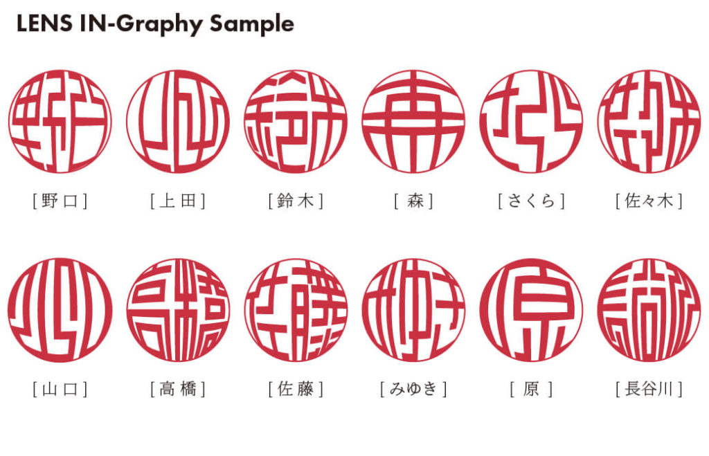 レンズ印グラフィー