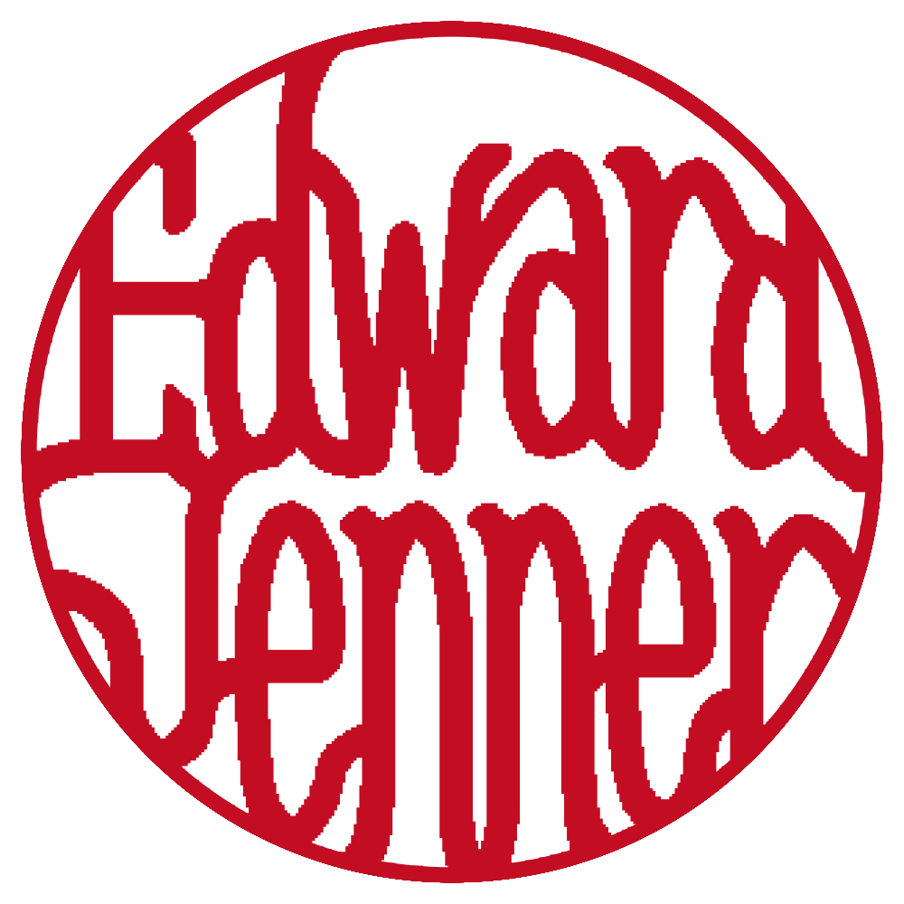 Edward Jenner 個人印 左横書き 吉相体
