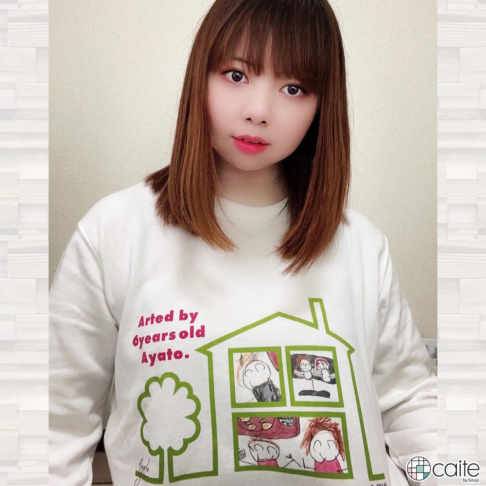 キオクノTシャツ「夜ご飯を食べながら」