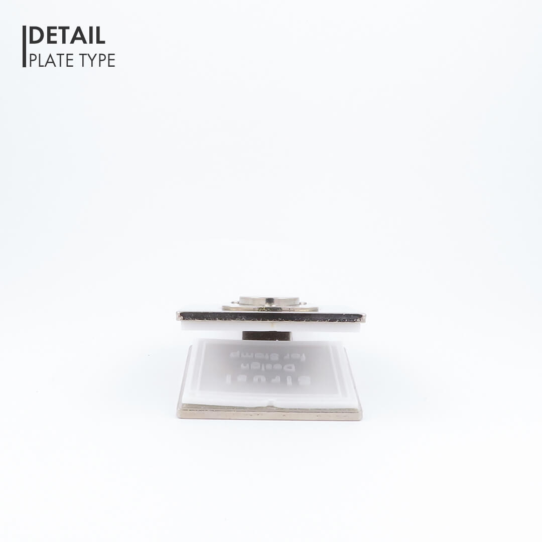 エンボッサー スクエアプレート | 印鑑をデザインするSirusi【公式】