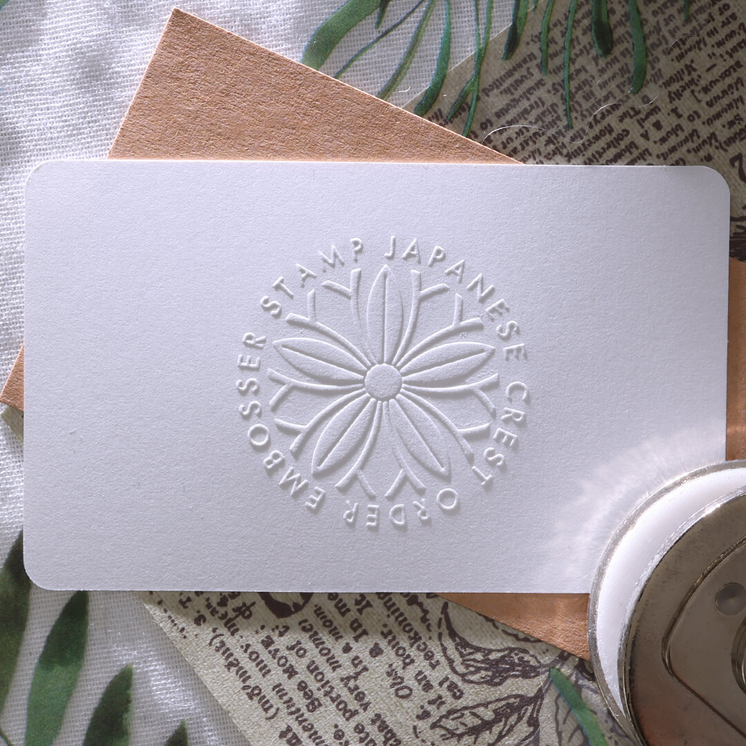 エンボッサー レトロ和紋プレート | 印鑑をデザインするSirusi【公式】