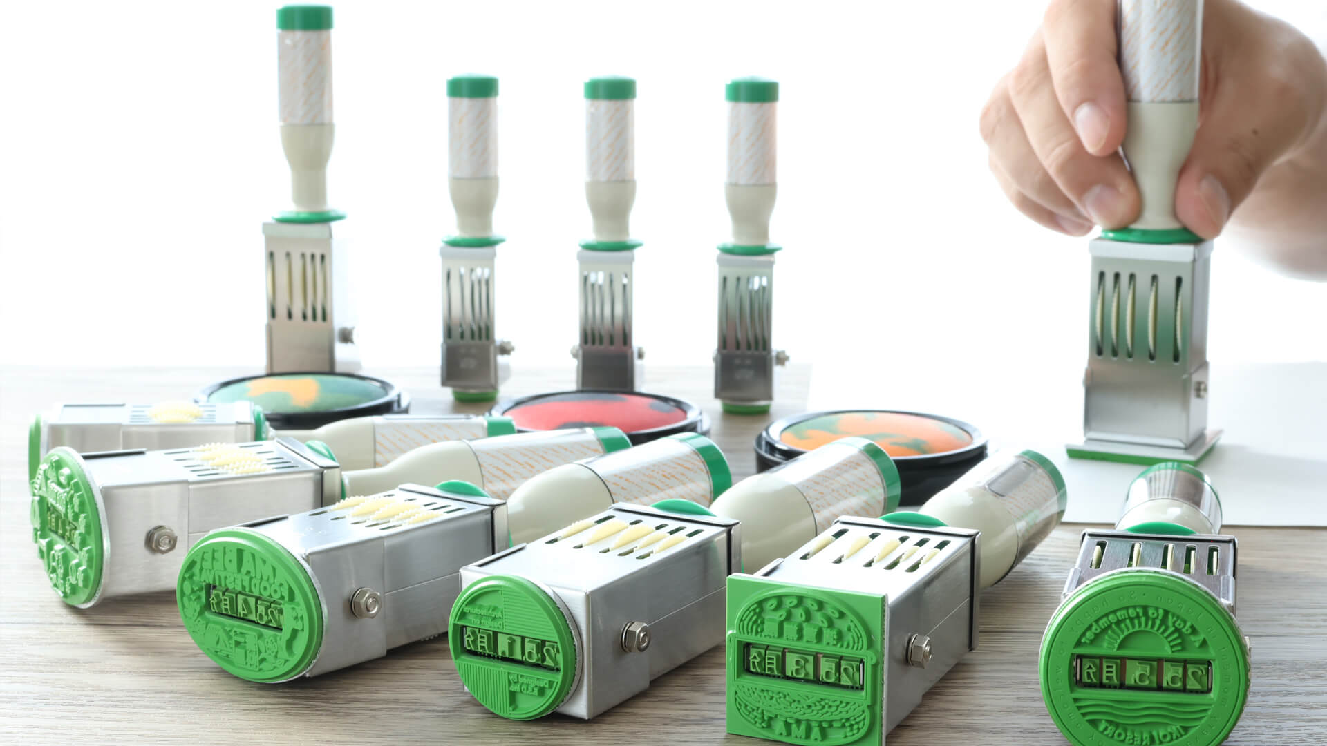 デザイン性のある日付印