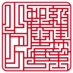 一級建築士加藤清正之印 | 職印(角印)| ライン印グラフィー