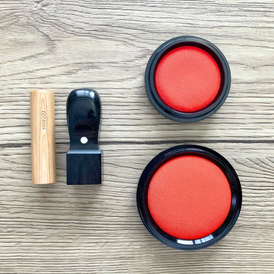 法人印鑑の朱肉サイズ