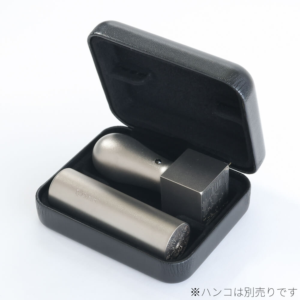 法人印鑑ポケットケース 2本用 / 内張りブラック