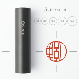 レンズ印グラフィー マットブラックチタン