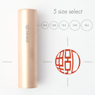 レンズ印グラフィー ピンクゴールドチタン