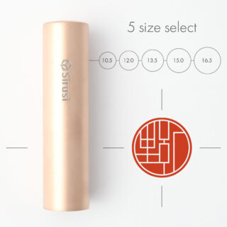 ライト印グラフィー  ピンクゴールドチタン