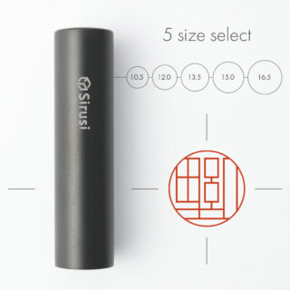 ライン印グラフィー  マットブラックチタン