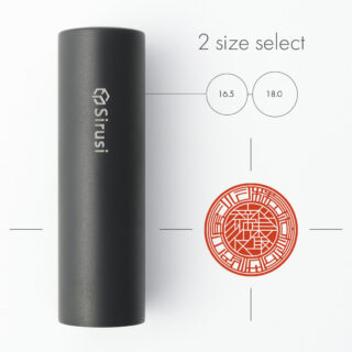 マンホール印グラフィー マットブラックチタン