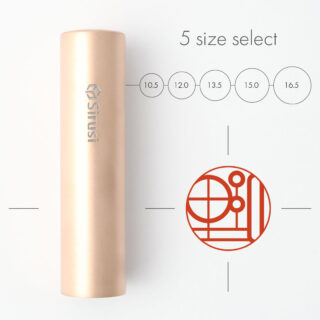 ルート印グラフィー  ピンクゴールドチタン