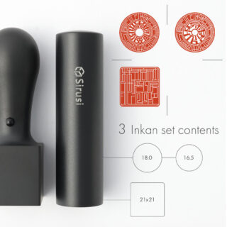 サイファー印グラフィー 3本セット マットブラックチタン