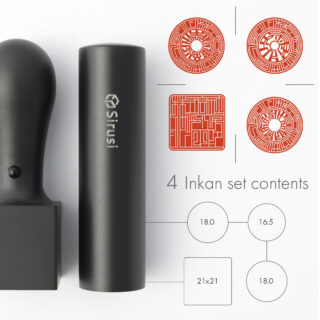 サイファー印グラフィー 4本セット マットブラックチタン