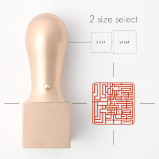 司法書士専用職印 角印 ピンクゴールドチタン