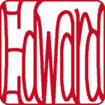 Edward 個人印 左横書き 吉相体