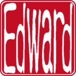 Edward 個人印 左横書き 古印体 白文
