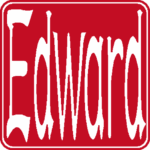 Edward 個人印 左横書き 隷書体 白文