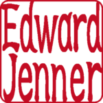 Edward Jenner 個人印 左横書き 隷書体