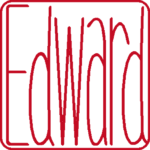 Edward 個人印 左横書き 流篆体