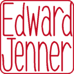 Edward Jenner 個人印 左横書き 流篆体