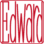 Edward個人印 左横書き 篆書体