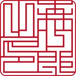 森一郎 個人印 縦書き ライン印グラフィー