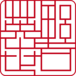 個人角印 ライン印グラフィー