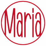 Maria 篆書体